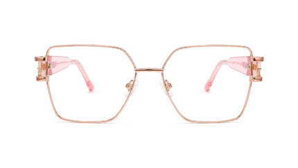 LD - SQUARE CAT EYE METAL FRAME