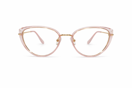 CAT EYE METAL PLASTIC FRAME