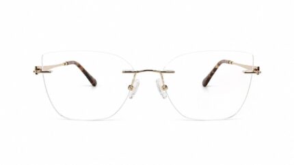 LD - CAT EYE RIMLESS FRAME