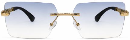 RECTANGLE RIMLESS SUNGLASSES