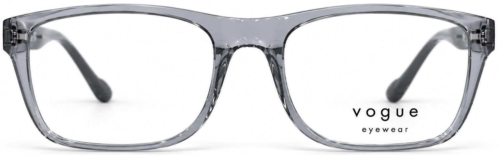 Clear Smoky Gray Vogue Eyeglasses